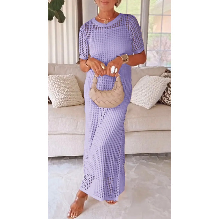 Blandina | Robe Maxi Longue Découpée & Robe Intérieure Offerte