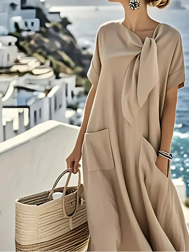 Fleur | Robe Élégante avec Poches