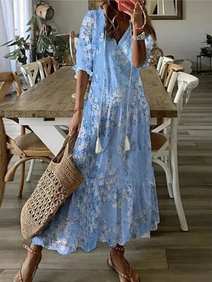Lylou | Robe Boho Éffortless avec Coupe Flatteuse